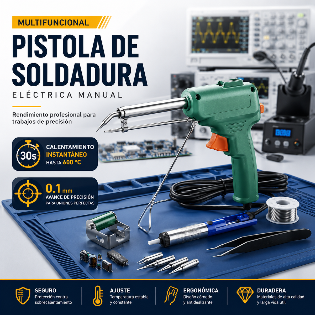 Soldador Eléctrico de Alta Eficiencia