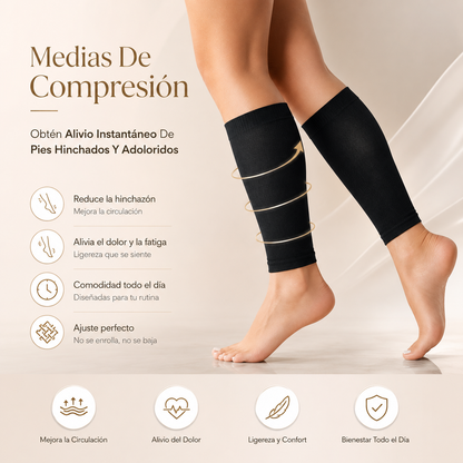 Medias De Compresión - Obtén Alivio Instantáneo