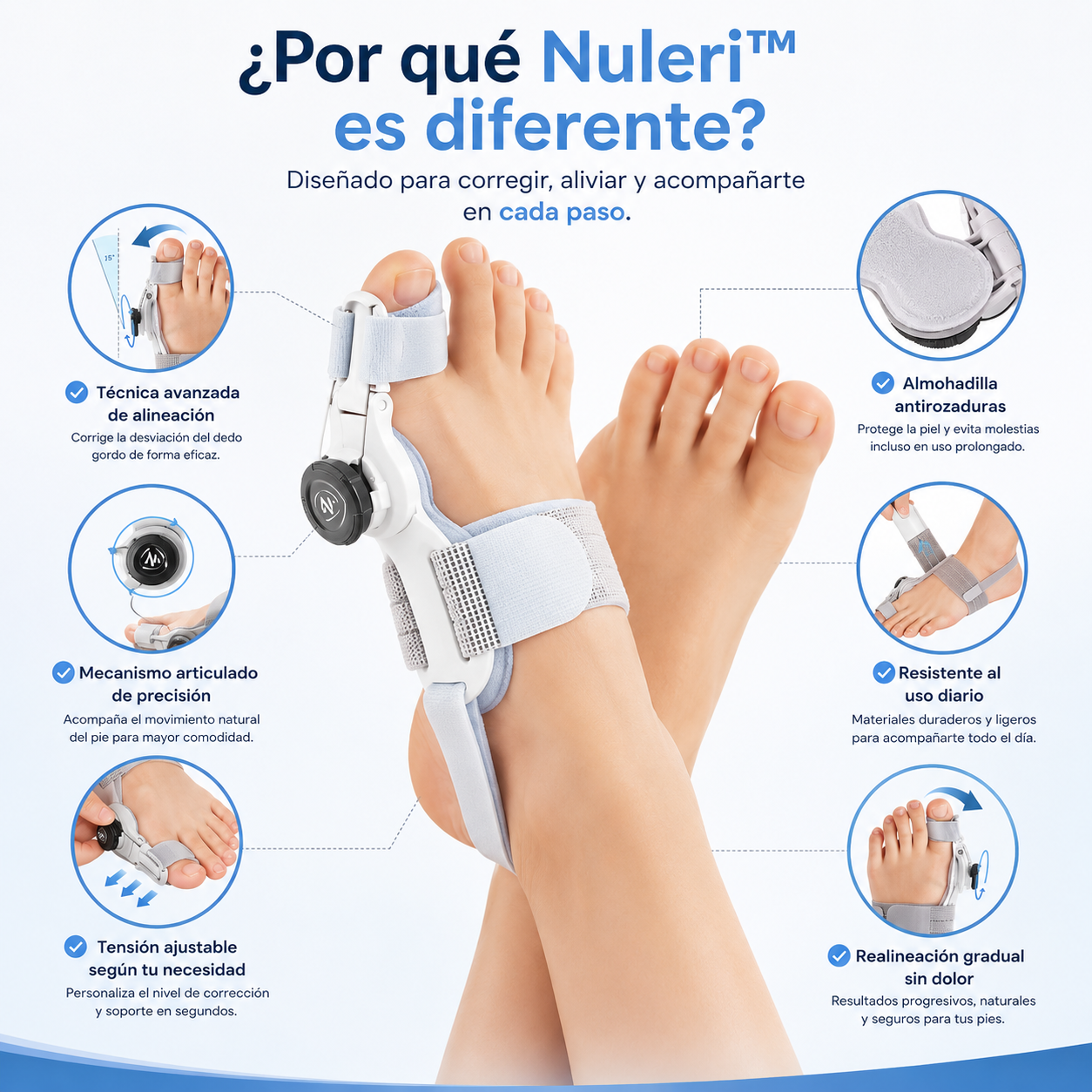 Nuleri™ - Corrector de Juanetes