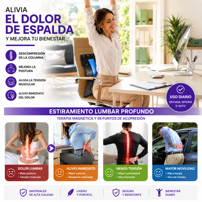Estirador de espalda Soporte lumbar