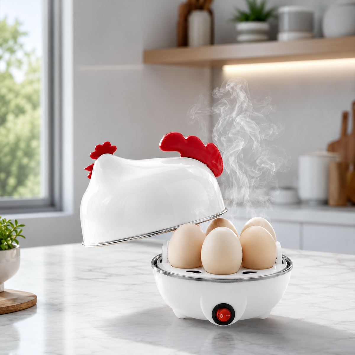 Hervidor Eléctrico de Huevos Gallina Premium