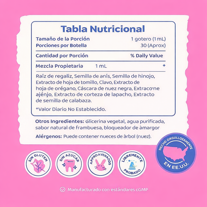 PARA PATROL - GOTAS HERBALES PARA LIMPIEZA INTESTINAL PARA NIÑOS