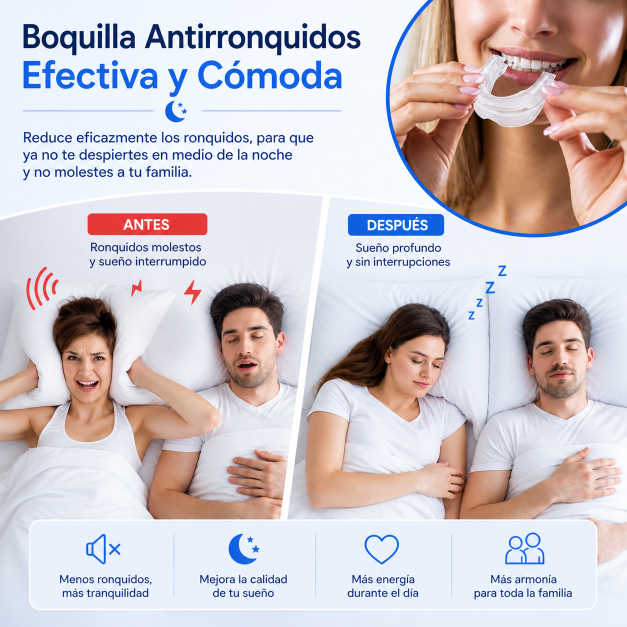 APARATO BUCAL | ANTIRONQUIDOS